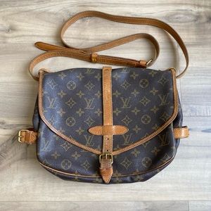 Authentic Louis Vuitton Saumur 30